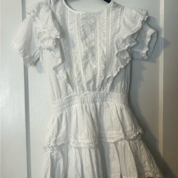 LoveShackFancy Ivory Lace Dress Great Condition - Picture 2 of 6